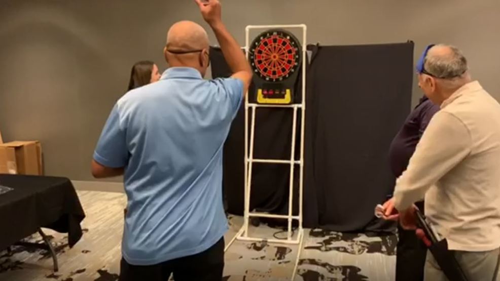 'Bulls eye!' Tournament showcases blind dart throwers in Downtown Harrisburg WHP