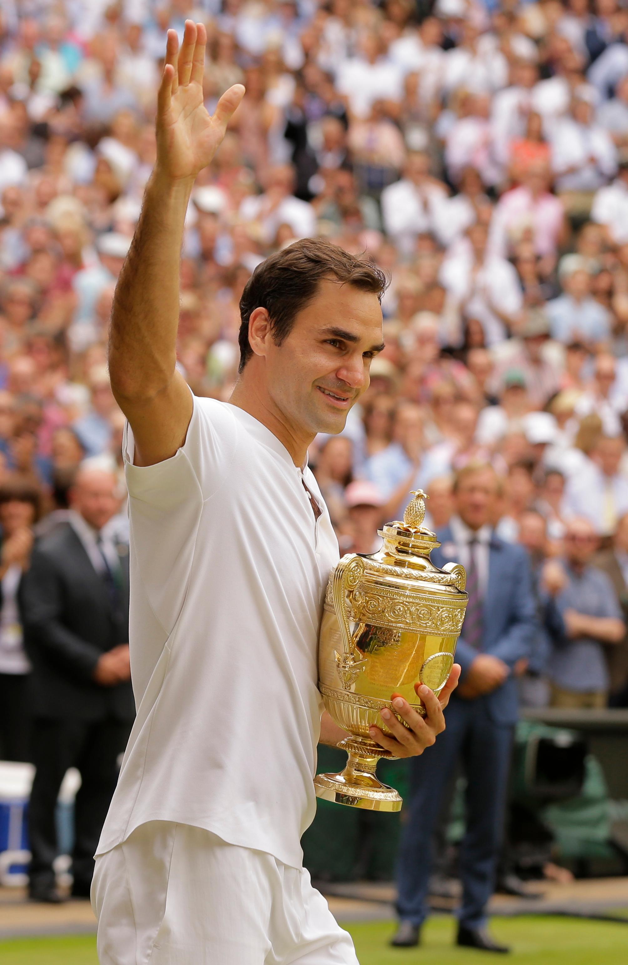 Federer Wins 8th Wimbledon Title Beating Cilic In Final Woai