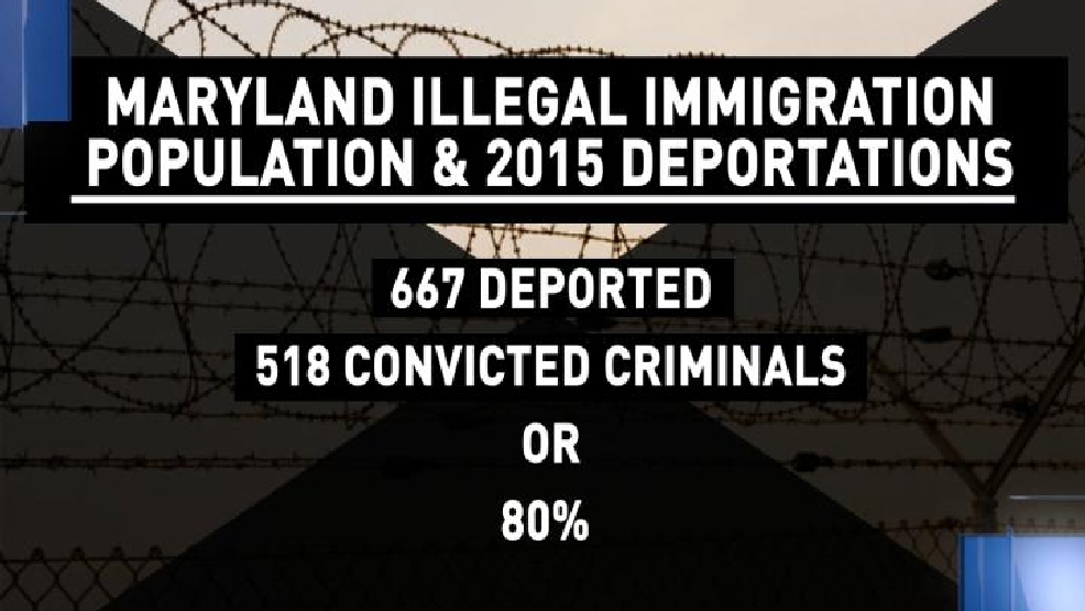 ICE 667 illegal immigrants deported from Md. in 2015 WBFF
