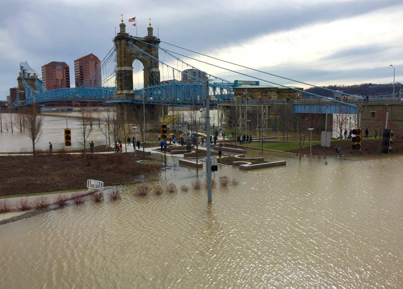 These Photos Capture The Incredible Expanse Of The Ohio River Flood Cincinnati Refined 3077