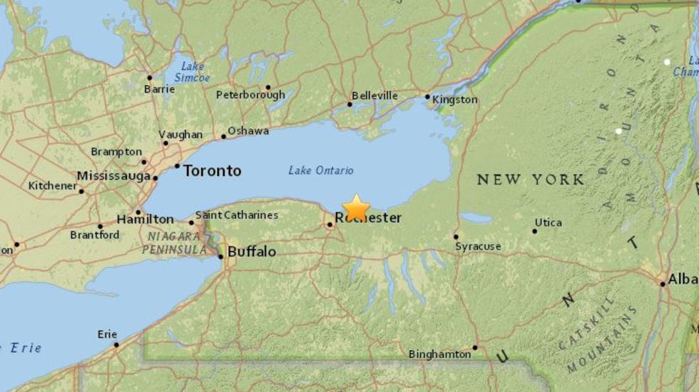 Rochester ny earthquake