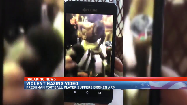 Violent hazing video: Davidson High School football player brutally beaten