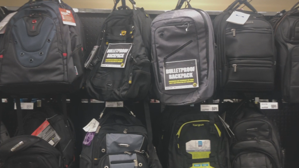 Bulletproof backpacks in stores now KEPR