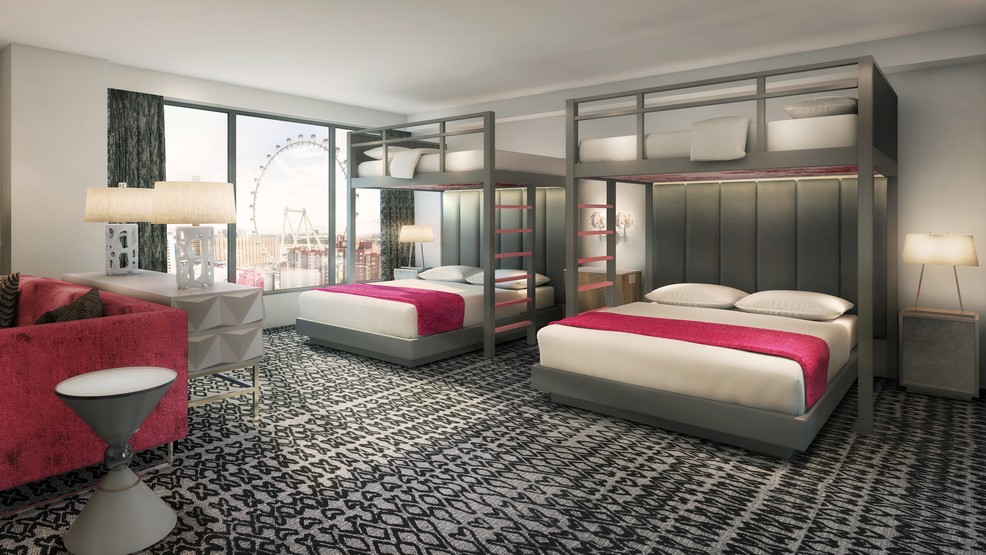 Î‘Ï€Î¿Ï„Î­Î»ÎµÏƒÎ¼Î± ÎµÎ¹ÎºÏŒÎ½Î±Ï‚ Î³Î¹Î± Flamingo Las Vegas Unveils One of the Largest Bunk Bed Suites in the U.S.