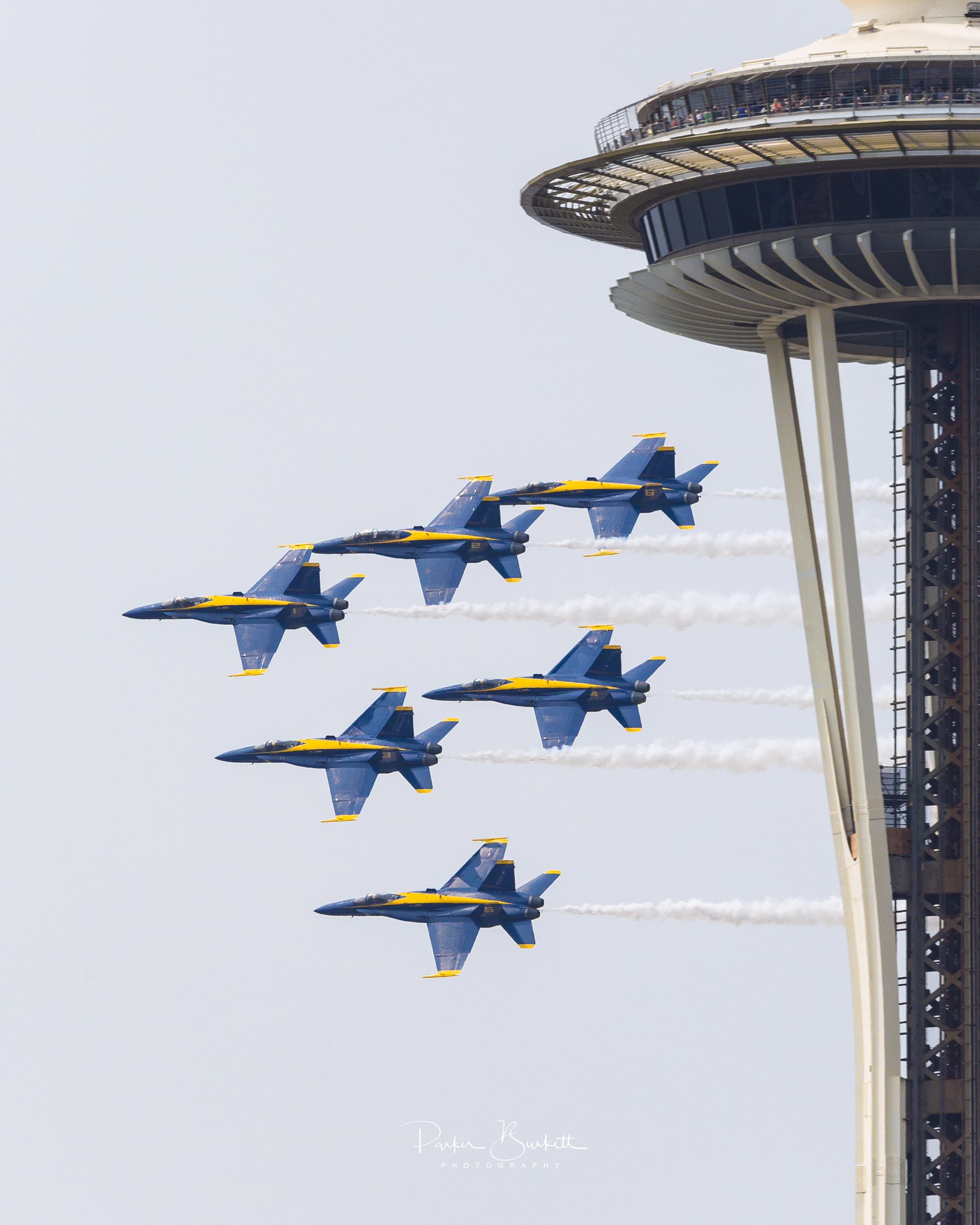 Photos Blue Angels put on spectacular show over Seattle for SeaFair KMTR