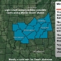 Winter storm watch issued for parts of central and east Alabama for Friday