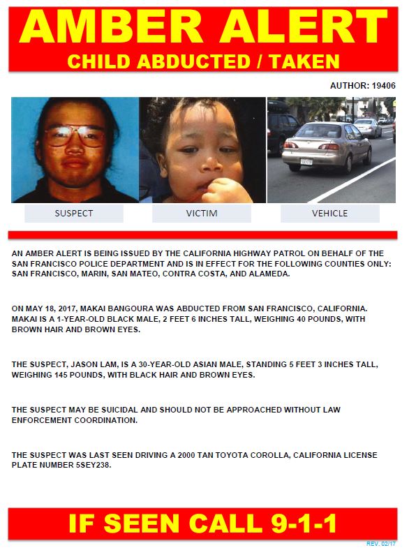 Amber Alert In California Update Vehicle