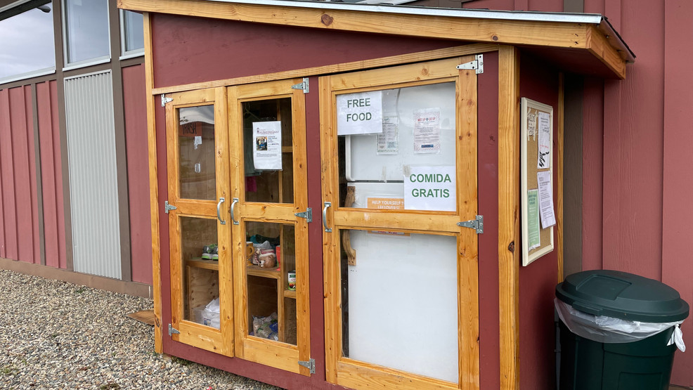 Community fridge and pantry provides free food and essential items to
