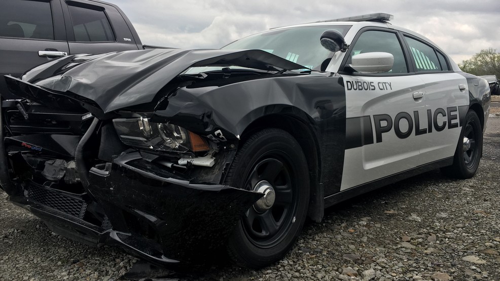 2 DuBois police cars involved in wreck WJAC