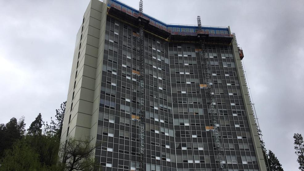 Renovation of Eugene's tallest building begins at the top KVAL
