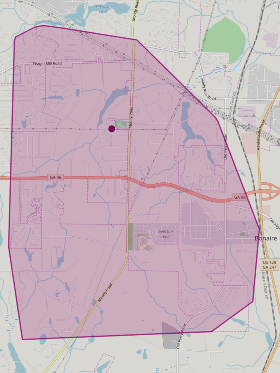 flint energies power outage map Flint Energies Reporting Large Outage In Houston County Wgxa flint energies power outage map