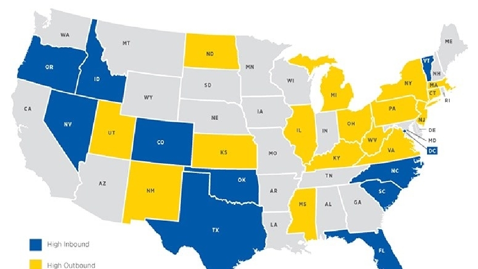 Oklahoma top migration state for people moving KOKH