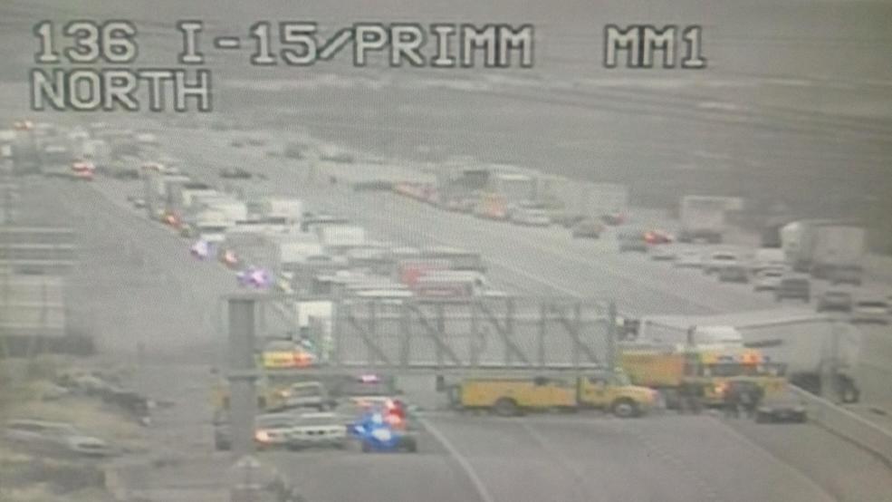 Crash Closes Southbound I-15 On California Side South Of Primm, Expect ...