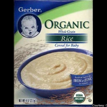 gerber baby rice cereal
